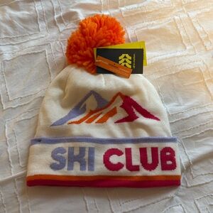 Ski club beanie brand new with tags